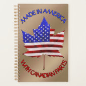 Kanada USA Souvenir Planner Notebook Personalisier Planer (Vorderseite)
