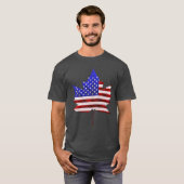Kanada USA Souvenir T - Shirt Plus Size Men's (Vorne ganz)