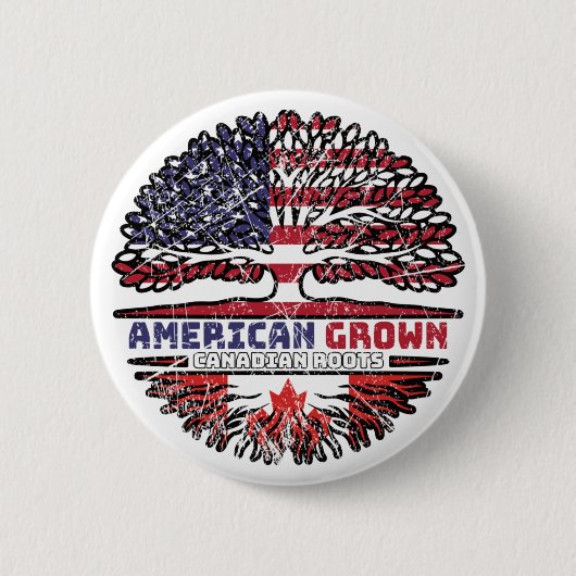 Kanada USA USA USA Staaten Tree Button (Vorderseite)