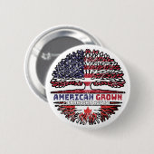 Kanada USA USA USA Staaten Tree Button (Vorne & Hinten)