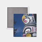 Kanada, Vancouver, Stanley Park, Totem Magnet (Vorderseite/Rückseite)