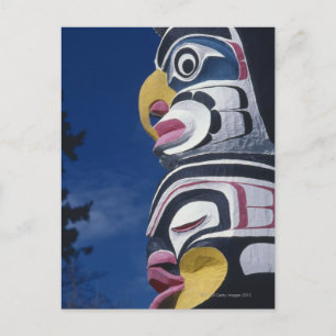 Kanada, Vancouver, Stanley Park, Totem Postkarte