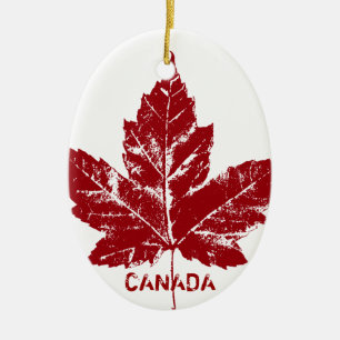 Kanada-Verzierungs-personalisiertes Keramikornament