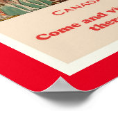 Kanada, Vintage Poster (Ecke)