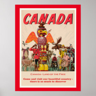 Kanada, Vintage Poster