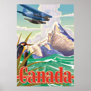 Kanada Vintage-Reiseposter Poster