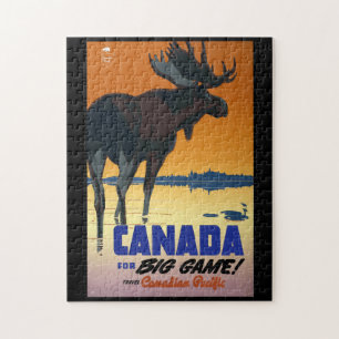 Kanada Vintage-Reiseposter Puzzle