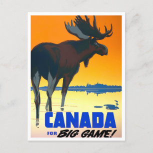 Kanada Vintage-Reisepostkarte Postkarte