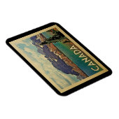 Kanada Vintage Travel Magnet (Rechte Seite)