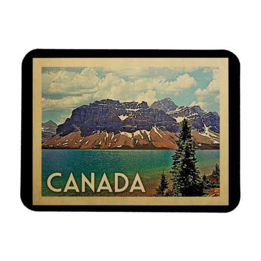 Kanada Vintage Travel Magnet (Horizontal)