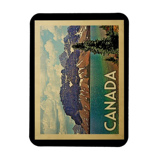 Kanada Vintage Travel Magnet (Vertikal)