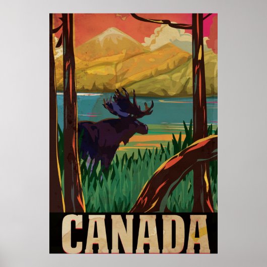 Kanada Vintage Travel Poster (Vorne)