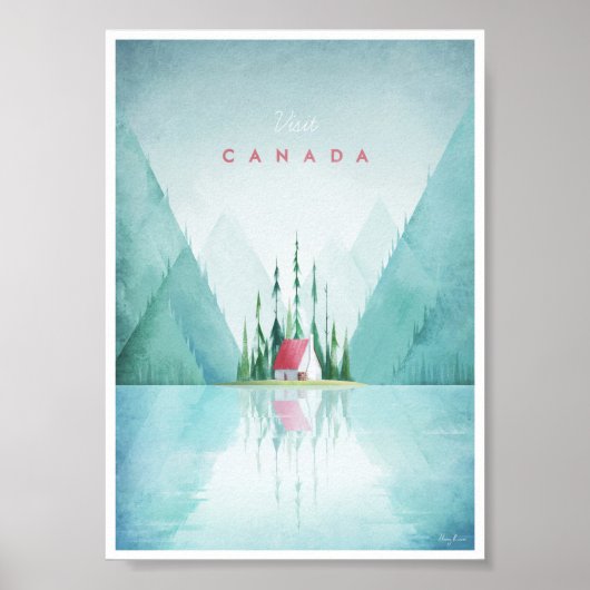 Kanada Vintage Travel Poster (Vorne)