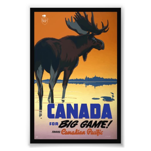 Kanada Vintage Travel Poster (Vorne)