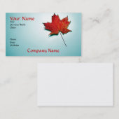 Kanada-Visitenkarte Visitenkarte (Vorne/Hinten)