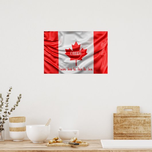 KANADA Von Meer zu Meer Poster (Küche)