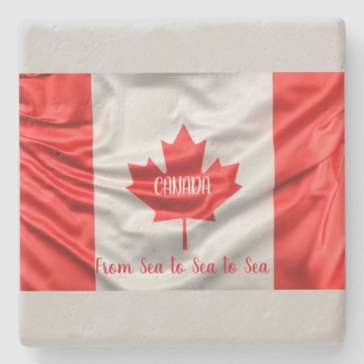 KANADA Von Meer zu Meer Steinuntersetzer (Vorderseite)