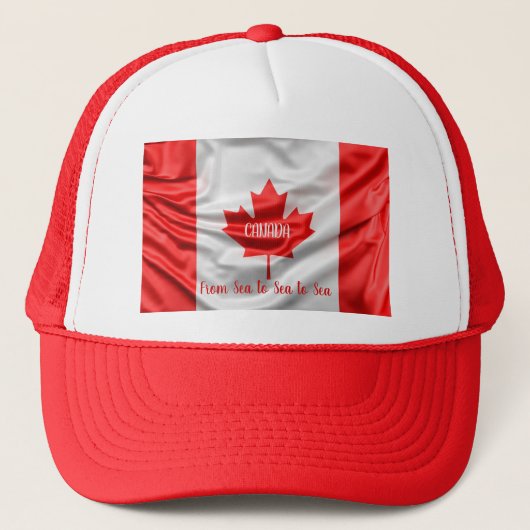 Kanada Von See zu See zu Sea Trucker Hat Truckerkappe (Vorderseite)