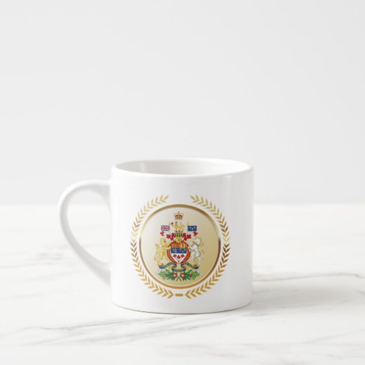 Kanada Wappen Espressotasse (Links)