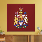 Kanada Wappen Leinwanddruck (Insitu (Wohnzimmer))