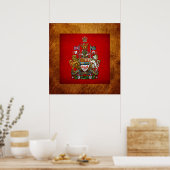 Kanada: Wappen Poster (Küche)