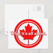 Kanada, was es alles ist postkarte (Vorne/Hinten)