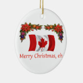 Kanada-Weihnachten Keramikornament (Rechts)