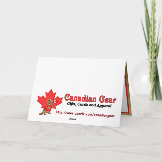 Kanada Weihnachten - Verse (Rückseite)