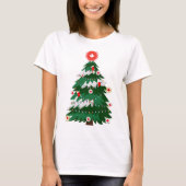 Kanada Weihnachtsbaum Kanadischer Ugly Weihnachtss T-Shirt (Vorderseite)