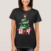 Kanada Weihnachtsbaum Kanadischer Ugly Weihnachtss T-Shirt (Vorderseite)