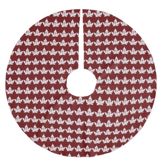 Kanada-Weihnachtsbaum-Rock-cooles Polyester Weihnachtsbaumdecke (Vorderseite)