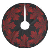 Kanada-Weihnachtsbaum-Tischdecke Cool Kanada Ahorn Polyester Weihnachtsbaumdecke (Vorderseite)