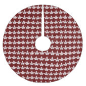 Kanada-Weihnachtsbaum-Tischdecke Cool Kanada Ahorn Polyester Weihnachtsbaumdecke (Vorderseite)