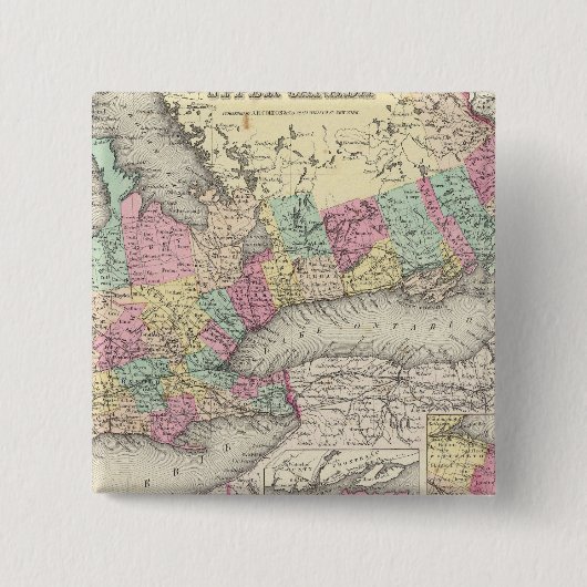 Kanada West- oder OberKanada Button (Vorderseite)