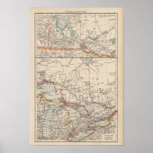 Kanada-Western Poster