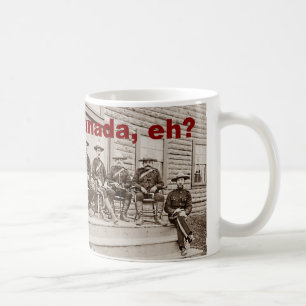 Kanada wie Vintages Mounties-Foto Kaffeetasse