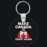 Kanada wieder groß machen Trump Kanadische Flagge Schlüsselanhänger<br><div class="desc">Kanada wieder großartig Trump Kanadische Flagge Männer Frauen</div>