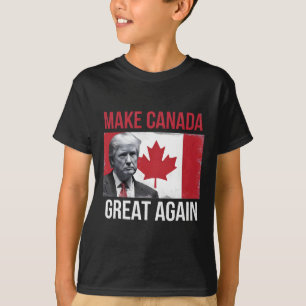 Kanada wieder groß machen Trump Kanadische Flagge T-Shirt