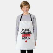 Kanada wieder Hübsch machen - lustiger Slogan Schürze (Getragen)