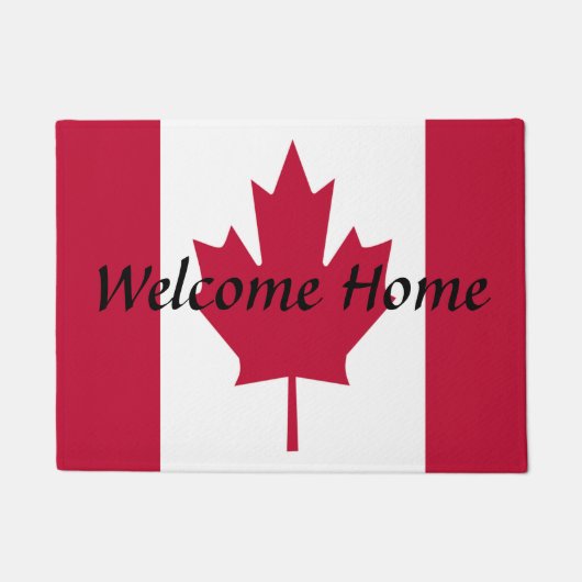 Kanada Willkommen Zuhause Mat Door Mat Fußmatte (Vorderseite)
