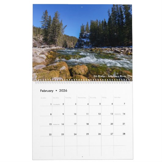 Kanada Winter Wonderland 2026 Kalender (Feb 2026)