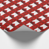 Kanada Wrapping Paper Canada Flag Souvenir Paper Geschenkpapier (Ecke)
