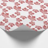 Kanada Wrapping Paper Canada Mapsleaf Paper Geschenkpapier (Ecke)