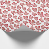 Kanada Wrapping Paper Canada Mapsleaf Paper Geschenkpapier (Ecke)