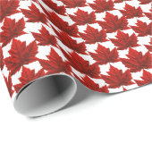 Kanada Wrapping Paper Canada Souvenir Paper Geschenkpapier (Rolleneckpunkt)