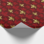 Kanada Wrapping Paper Gold Canada Souvenir Paper Geschenkpapier (Ecke)