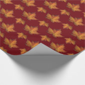 Kanada Wrapping Paper Mapsleaf Souvenir Paper Geschenkpapier (Ecke)