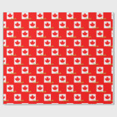 Kanada Wrapping Paper, Red, Canadian Flag Patriots Geschenkpapier (Flach)