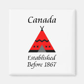 Kanada wurde vor 1867 gegründet magnet (Vorne)