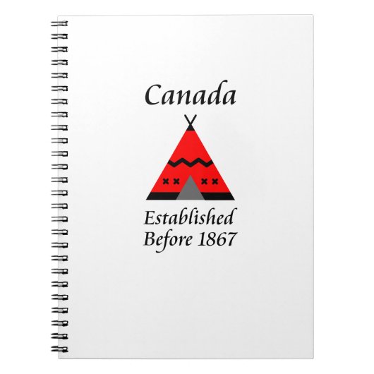 Kanada wurde vor 1867 gegründet notizblock (Vorderseite)